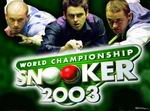 World Championship Snooker 2003