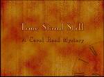 Time Stand Still: A Carol Reed Mystery