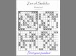 Zen of Sudoku